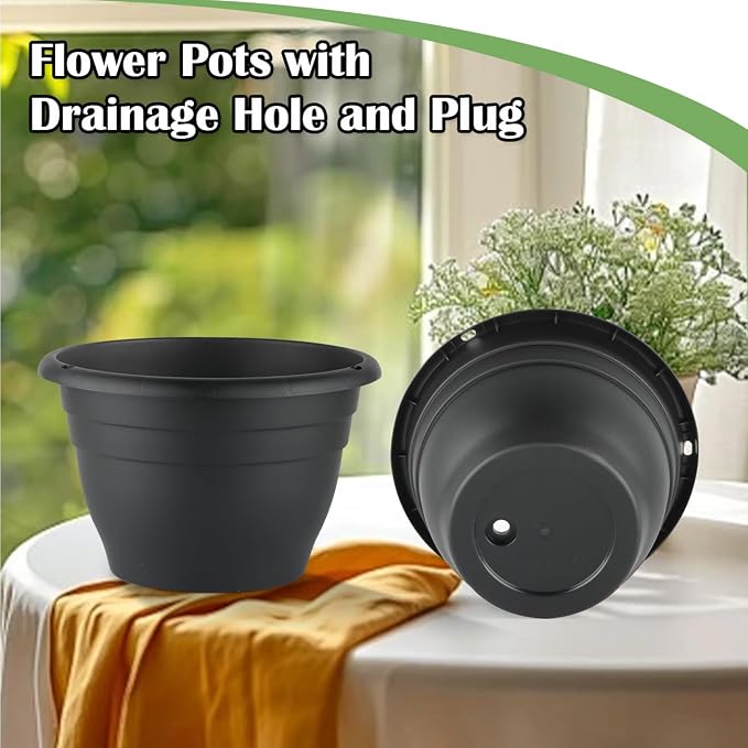 RooTrimmer 3 Pack 11 Inch Plant Pots - Image 7