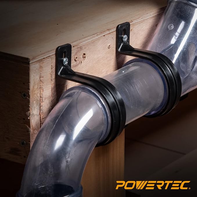 POWERTEC 70319-P2 Hangers for 2-1/2" Dust Collection Hose, Pipes and Dust - Image 6