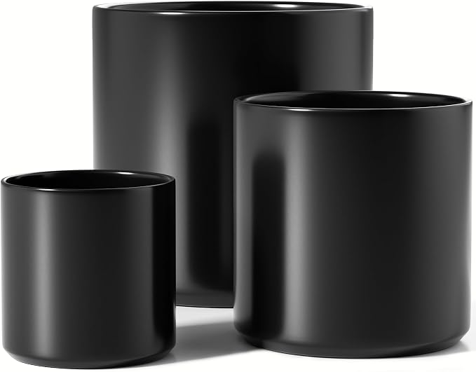 LE TAUCI 10+8+6 Inch Ceramic Pots by LETAUCI