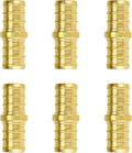 6-Pack 1/2 Inch PEX Coupling | Brass by SUNGATOR