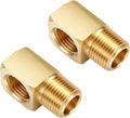 2 PCS Brass Pipe Fitting 90 Degree Elbow 3/8" NPT Male x 3/8" NPT Female | by LitOrange