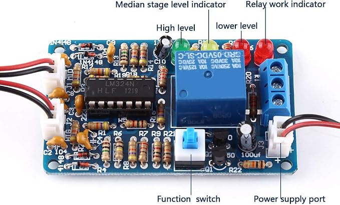 Liquid Level Controller, Automatic Remote Water Control Module Level Detection - Image 3