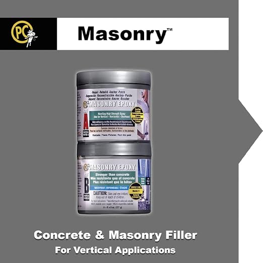 PC Products PC-Masonry Epoxy Adhesive Paste, Two-Part Repair, 32 oz in Two Jars - Image 3