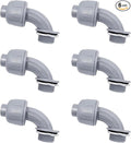 3/4 inch Liquid Tight Connector 90 Degree PVC Flexible Conduit Connector by Wocloer