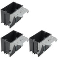 Single Gang Adjustable Electrical Box, 21 cu in, ETL Listed, 3 Pack | Gray PVC by YQSIYU