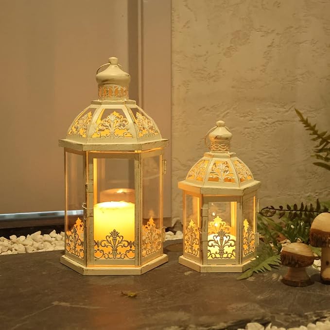 Lanterns Decorative Outdoor&Indoor, Candle Holder - Image 8