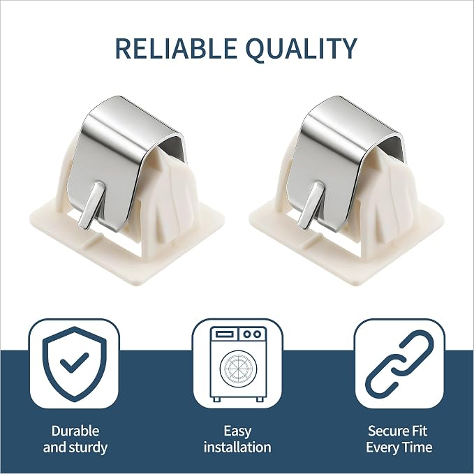 2 Pcs 279570 Dryer Door Latch Strike Kit Replacement Part - Image 4