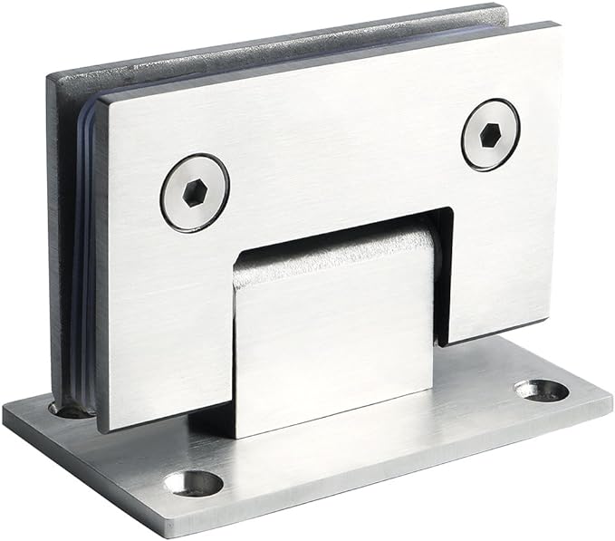 Alise Glass Shower Door Hinge, 90° Hinge by Alise