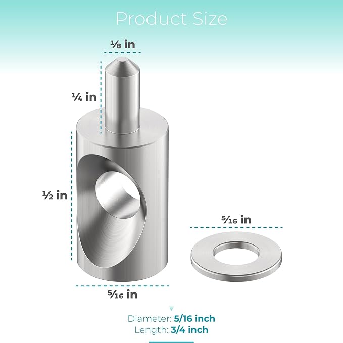 5/16" Shower Door Hinge Pin for Framed Shower Doors - Image 2