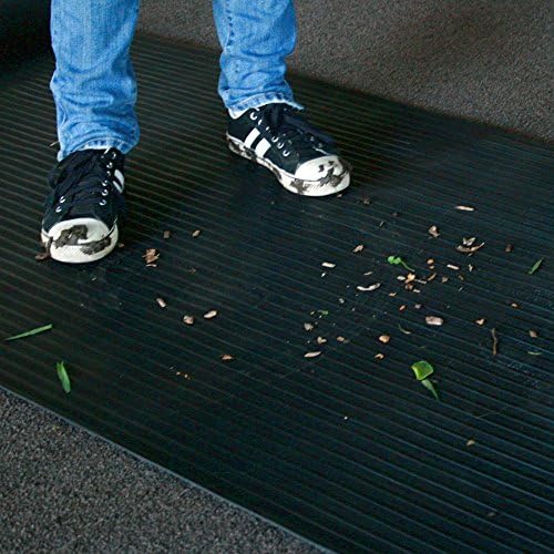 Rubber-Cal Wide-Rib Corrugated Rubber Floor Mat - Image 5
