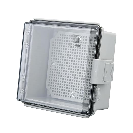 IP67 Waterproof Junction Box for Outdoor, 5.9"x5.9"x3.5" | Heavy Duty ABS by Tulabu