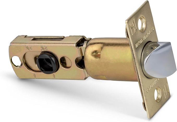 Privacy Square Latch Satin Brass by MegaHandles
