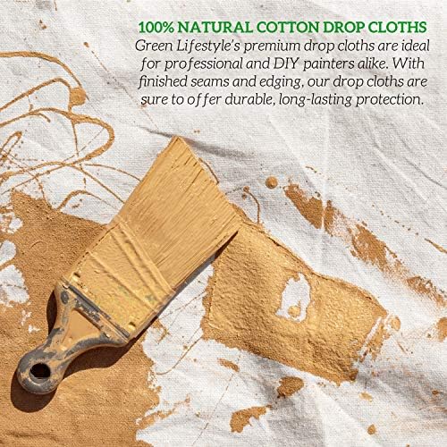 GREEN LIFESTYLE All Purpose Canvas Drop Cloths - Image 5