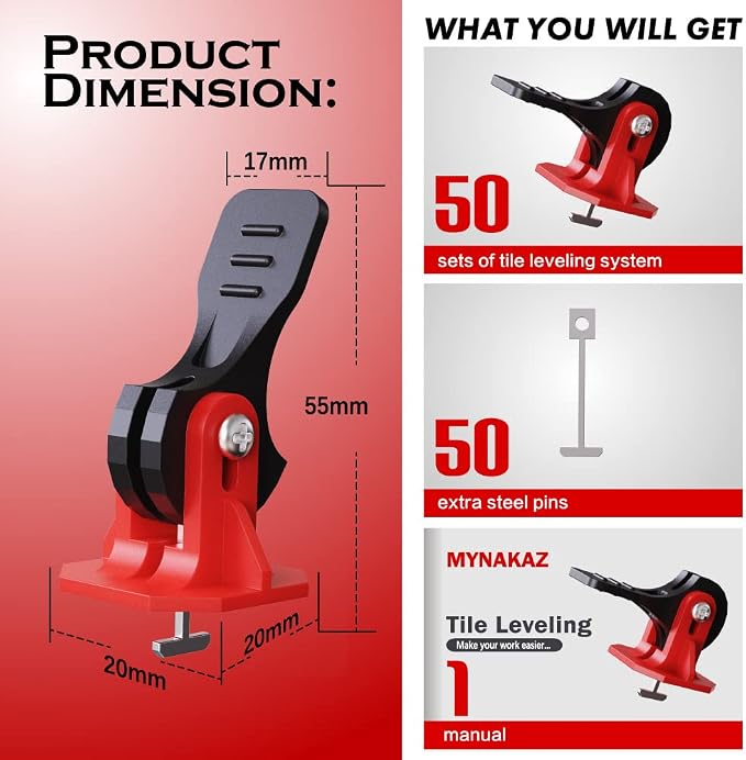Tile Leveling System, Reusable Tile Tools - Image 2