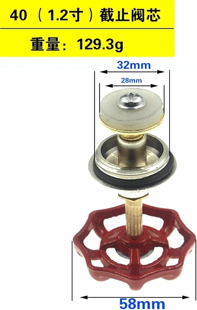 PPR Valve Spool Fittings 20 25 32 40 PE Water Pipe Gate Valve Core 4 Point Stop - Image 2