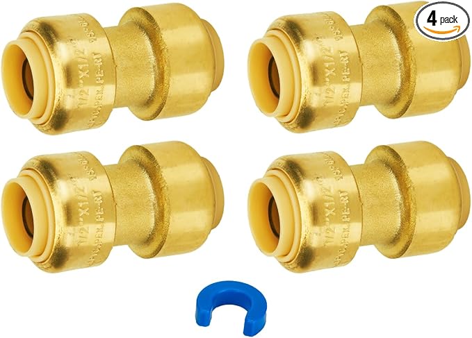 1/2 Inch Coupling, Push Fittings 1/2 Inch, by SUNGATOR