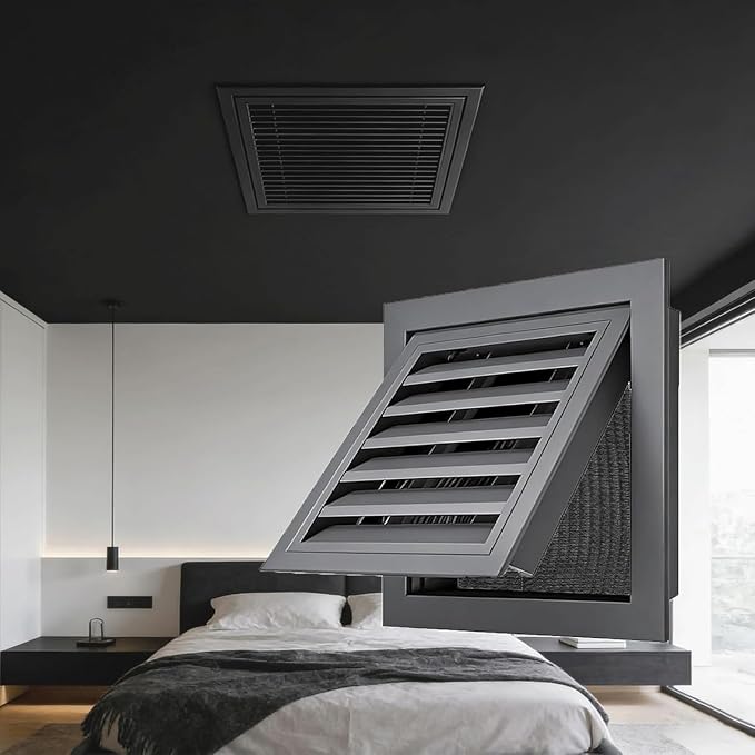 Steel Decorative Air Return Vent Cover, Ventilation Grill Plate by Unknown