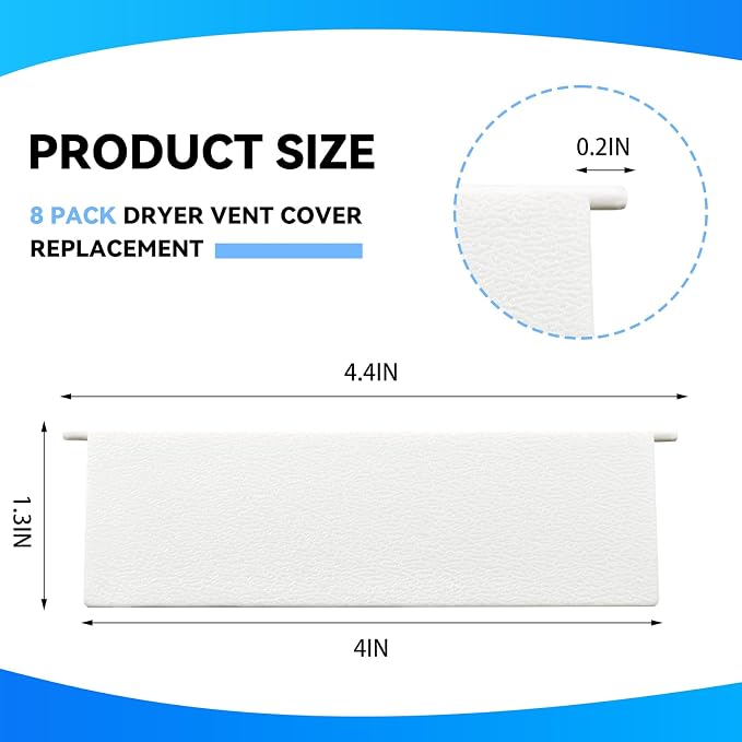 4" Dryer Vent Covers Panel - Image 2