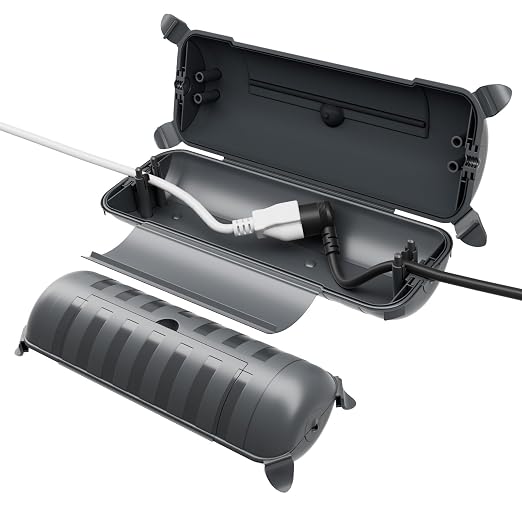 RESTMO 2 Pack Outdoor Extension Cord Cover, IP44 Waterproof Electrical Box | by Restmo