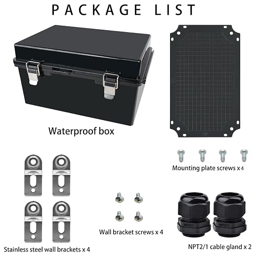 Outdoor Waterproof Electrical Box Junction Box Weatherproof IP67 ABS Plastic - Image 4