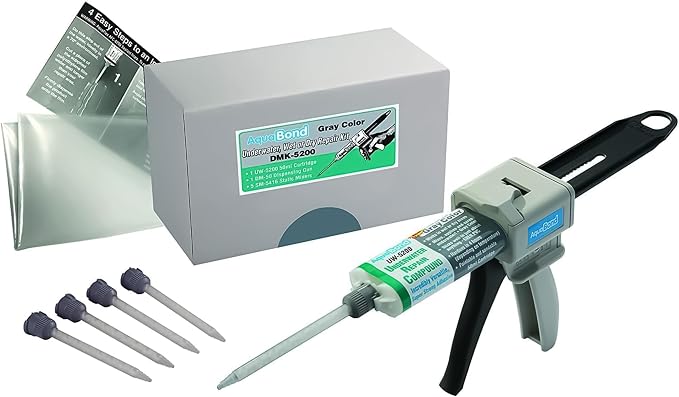 Swimming Pool Epoxy Repair Kit | Waterproof Epoxy Putty | Pool & Spa Repair | by AquaBondAdhesives