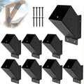 8 Pcs 45° 4”x 4“ Angle Support Brackets | Angle Support Bracket, Heavy Duty by AXWHYS