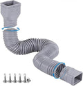 plusgutter Rain Gutter Downspout Extensions Flexible, Drain Downspout Extender by plusgutter