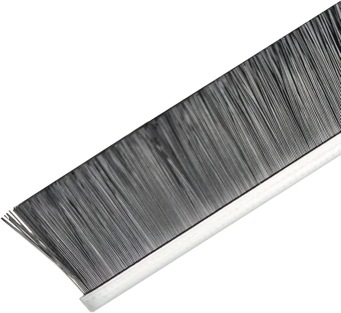 6 Sets Retsun Garage Door Brush Seal, 1 1/2" x 39.37" Brush Door Sweep - Image 7