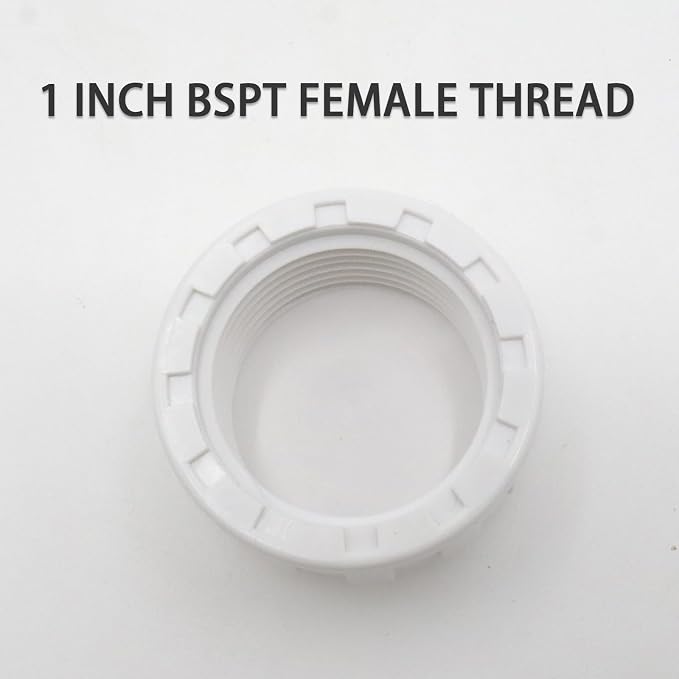 1 Inch BSPT Female PVC End Caps, 10 Pack | Fitting, - Image 3