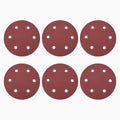 HARFINGTON 16 Pcs 9 Inch Sanding Discs 180 Grit Red Aluminum Oxide 6 Hole | by HARFINGTON