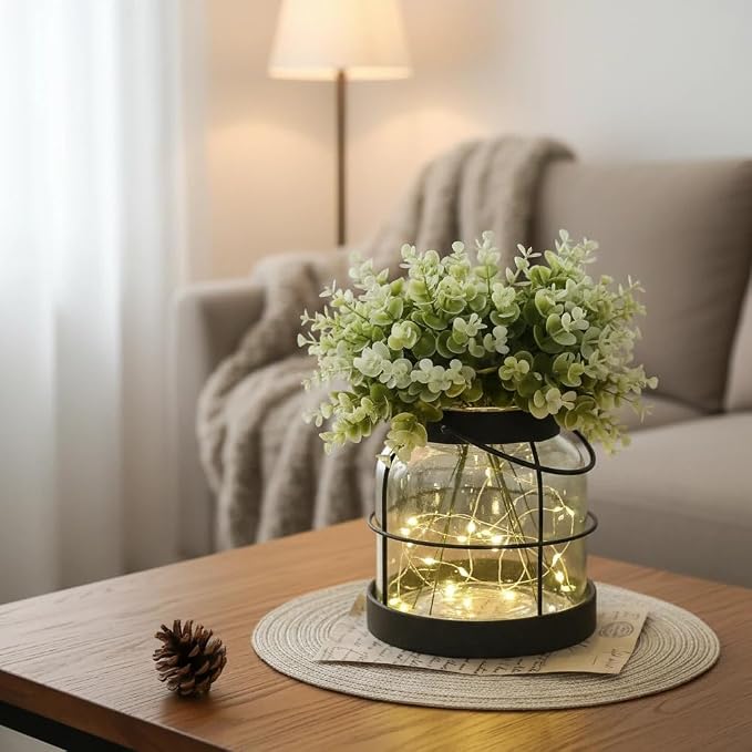 Dnnnii Vintage Glass Farmhouse Vase - Image 5