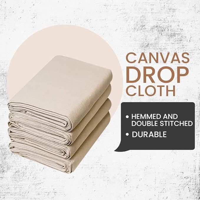 Canvas Drop Cloth for Painting - Image 4