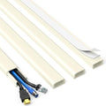 Delamu Beige Cord Hider, 56.7in Beige Cable Hider, Cord Covers by DELAMU