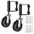Ronlap Gate Caster Wheels for Wooden Gate, Upgraded 4 Inches, vinyl & outdoor by Ronlap