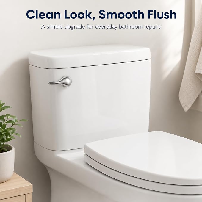 Toilet Handle Replacement Kit – Universal Front Mount Toilet Flush Handle - Image 7