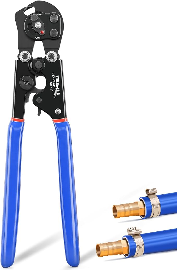 OURU PEX Crimping Tool, Cinch & Remove Combo Function PEX crimper, 3/8" to 1" | by OURU