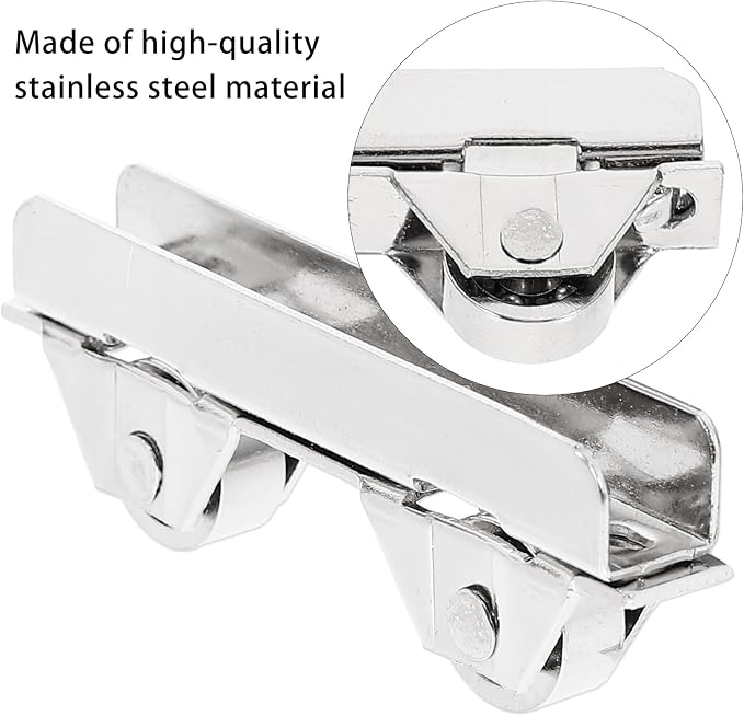 Angoily 10Pcs Mini Stainless Steel Showcase Window Roller - Image 3