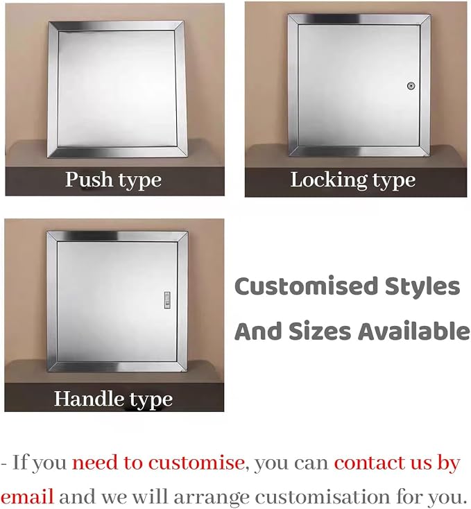 Metal Floor Access Panel for Shower Valves – Durable Plumbing Inspection Hatch - Image 5