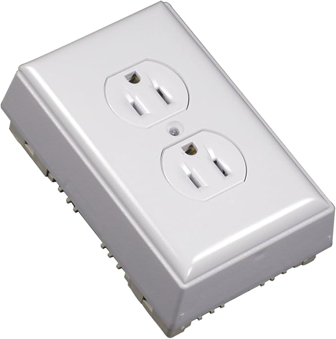 Legrand Wiremold NMW2-D Nonmetallic Raceway Electrical Outlet Kit White 1pk | by Legrand-Wiremold