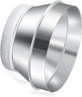 1 Pcs 10 Inch to 8 Inch Duct Reducer Increaser | Galvanized Steel Air Duct by Otoolling