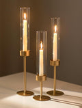 Romadedi Glass Hurricane Candle Holders by ROMADEDI
