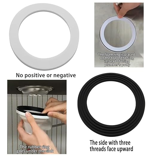 EPE & Rubber Sink Strainer Seal Kit - Image 7