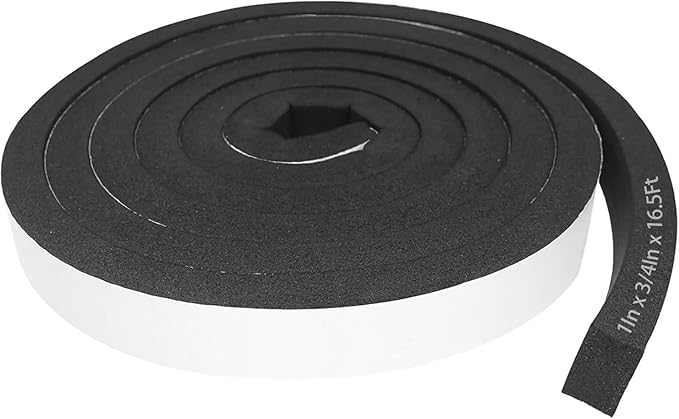 Storystore Self Adhesive Foam Weather Stripping, Noise Reduction & Gap Sealing by Storystore