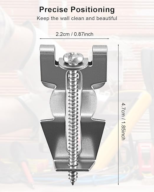 25 PCS Old Work Switch Box Supports, F-Type Buckle Outlet Repair Clip | Metal - Image 2