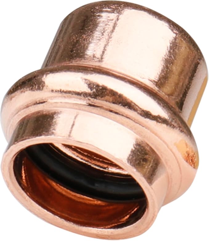 WHK 8 Pack 3/4 Inch Press Pro Copper End Cap Pro Press 3/4" Cooper End Plug - Image 6
