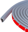 Weather Stripping Door Seal, Self Adhesive Silicone D Shaped Weather Strip by Protalwell
