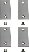 Stainless Steel Door Strike Filler Plate, 2-1/4" x 1-1/8", US32D Stainless Steel by QCAAHardware
