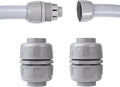 NPT 1 Double Conduit Liquid-Tight Connector Straight | Extend Repair Conduit by Aandxmok