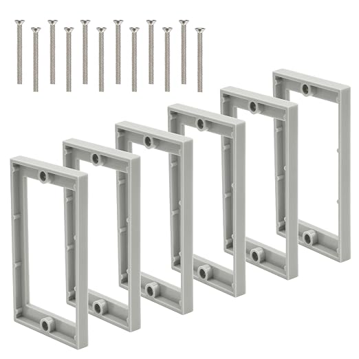 1/4Inch Single Gang Receptacle Outlet Box Extenders by XGGYA