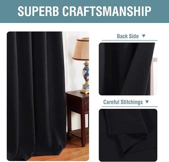 H.VERSAILTEX Blackout Curtain for Living Room Thermal Insulated Window - Image 3